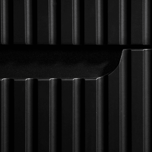 Móvel lavatório 80cm 2 gavetas Riva Preto