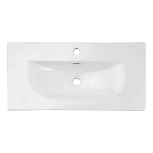 Lavatório individual 80cm 2 portas Riva Caxemira
