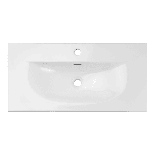Lavatório individual 80cm 2 gavetas Riva Caxemira