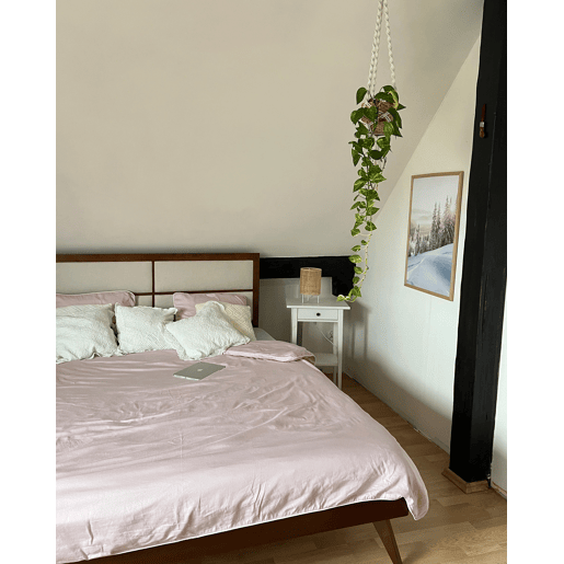 Cama POISSY 160 x 200 cm Madeira escura de freixo Cama POISSY 160 x 200 cm Madeira escura de freixo