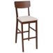 Beliani Silla de bar AMBLER Beliani Silla de bar AMBLER Beige