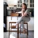 Beliani Silla de bar AMBLER Beliani Silla de bar AMBLER Beige