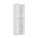 Armário multiuso com 2 portas com efeito madeira 58 Armário multiuso com 2 portas com efeito madeira 58 Blanco