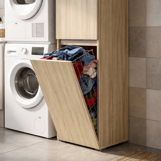 Armário multiuso com 2 portas com efeito madeira Armário multiuso com 2 portas com efeito madeira