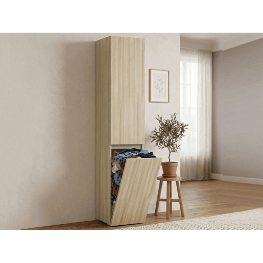 Armário multiuso com 2 portas com efeito madeira Armário multiuso com 2 portas com efeito madeira