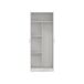 Armario Multiuso 2 Puertas 3 Estantes en Madera Laminada 73 Armario Multiuso 2 Puertas 3 Estantes en Madera Laminada 73 Blanco Mate/ Blanco Brillo