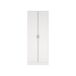 Armario Multiuso 2 Puertas 3 Estantes en Madera Laminada 73 Armario Multiuso 2 Puertas 3 Estantes en Madera Laminada 73 Blanco Mate/ Blanco Brillo