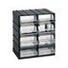Armário multiusos em PVC 2 portas Armário multiusos em PVC 2 portas Antracita
