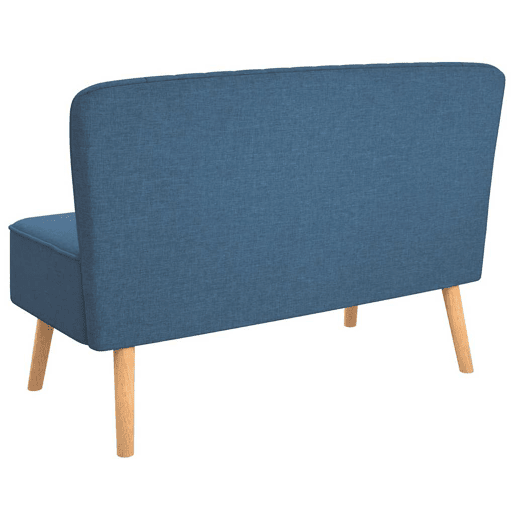 vidaXL Sofá de tecido 117x55,5x77 cm azul vidaXL Sofá de tecido 117x55,5x77 cm azul