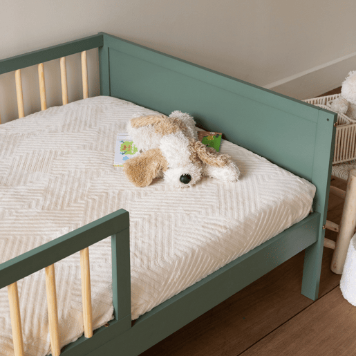 Cama de criança 190x90cm verde sálvia ADAM
