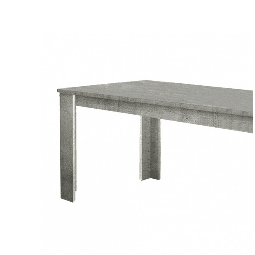 Mesa extensível de efeito madeira