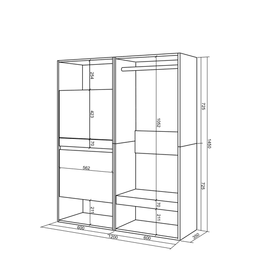 Sapateira, Organização Armazenamento, 120x35x145cm, Para quarto, dormitório, Roupeiro aberto, Estilo moderno, Branco