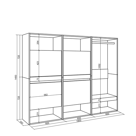 Sapateira, Organização Armazenamento, 180x35x145cm, Para quarto, dormitório, Roupeiro aberto, Estilo moderno, Cimento Sapateira, Organização Armazenamento, 180x35x145cm, Para quarto, dormitório, Roupeiro aberto, Estilo moderno, Cimento