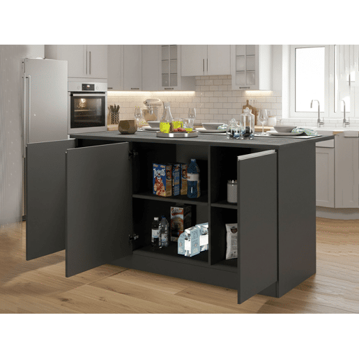 Ilha de Cozinha Modular em Madeira Nobilitada