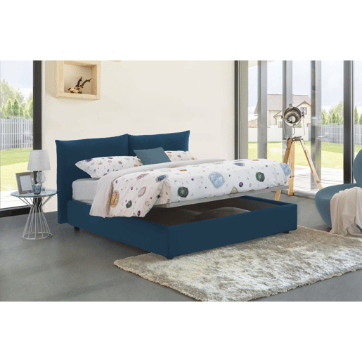 Cama de casal de tecido Cama de casal de tecido