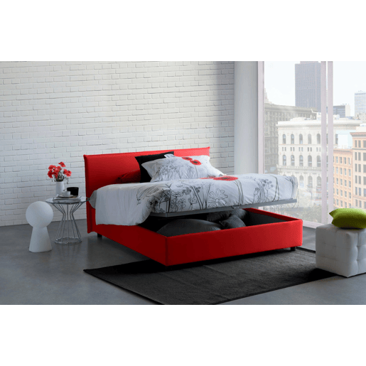 Cama de casal de tecido