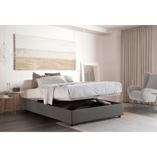 Cama de casal de tecido