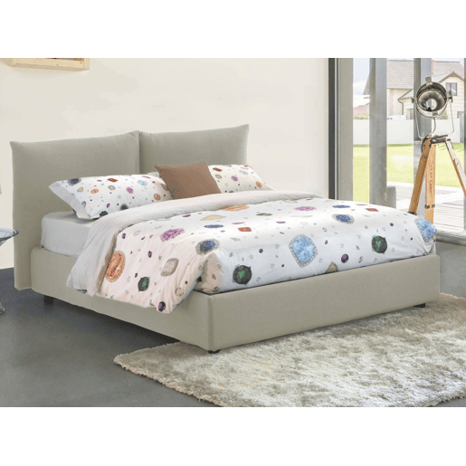 Cama de casal de tecido Cama de casal de tecido