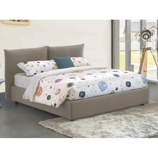 Cama de casal de tecido Cama de casal de tecido