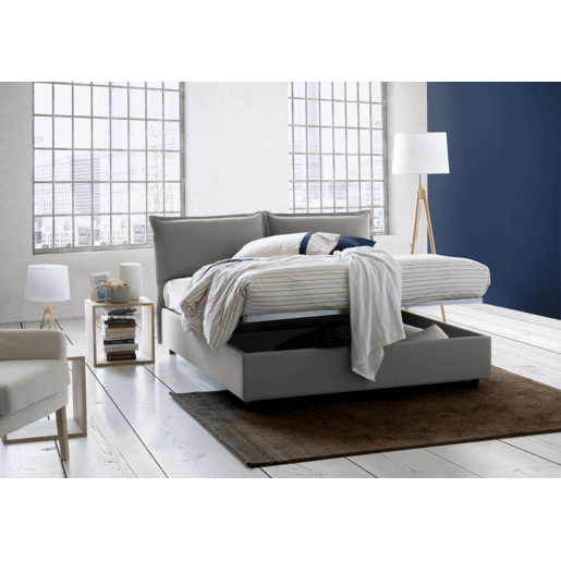 Cama de casal de tecido Cama de casal de tecido