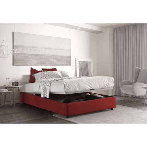 Cama de casal de tecido Cama de casal de tecido