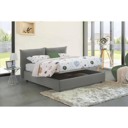 Cama de casal de tecido Cama de casal de tecido