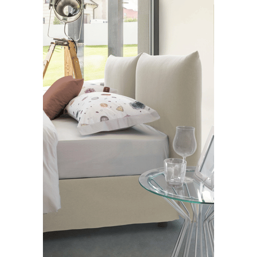Cama de casal de tecido