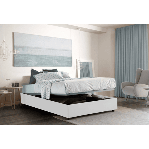 Cama de casal de tecido