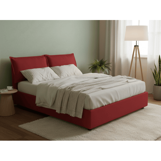 Cama de casal de tecido