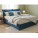 Cama de casal de tecido 155x205 Cama de casal de tecido 155x205 Azul