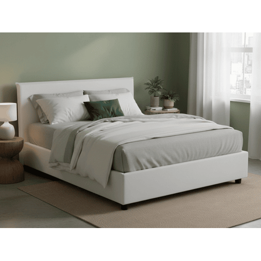 Cama de casal de tecido
