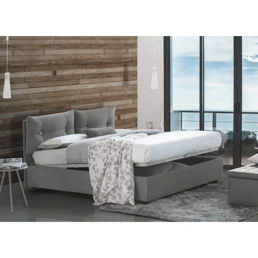 Cama de casal de tecido