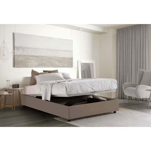 Cama de casal de tecido