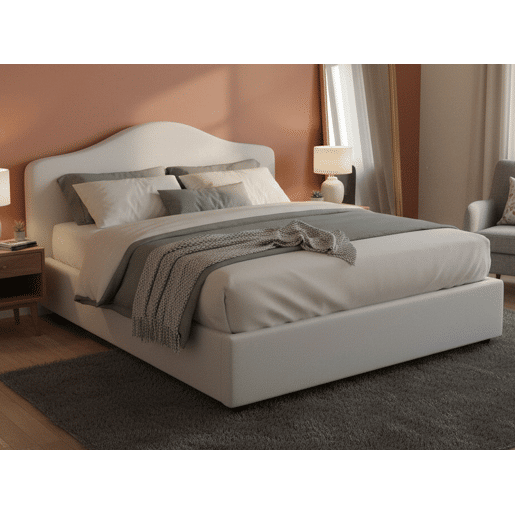 Cama de casal de tecido