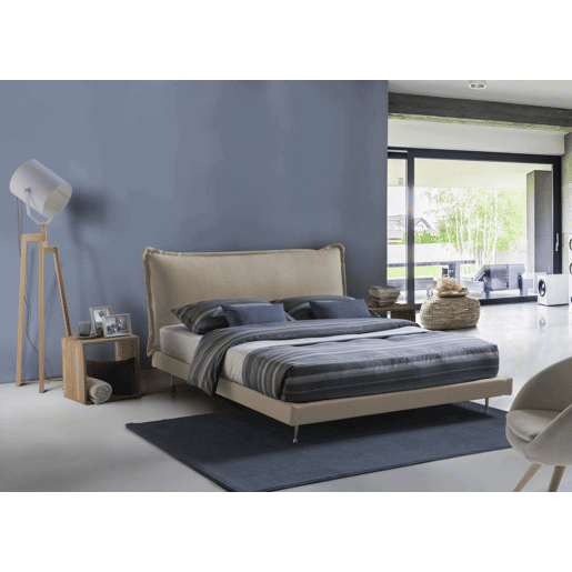 Cama de casal de tecido