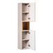 Conjunto de muebles con lavabo individual 2 puertas y columna Riva 50 Conjunto de muebles con lavabo individual 2 puertas y columna Riva 50 Beige