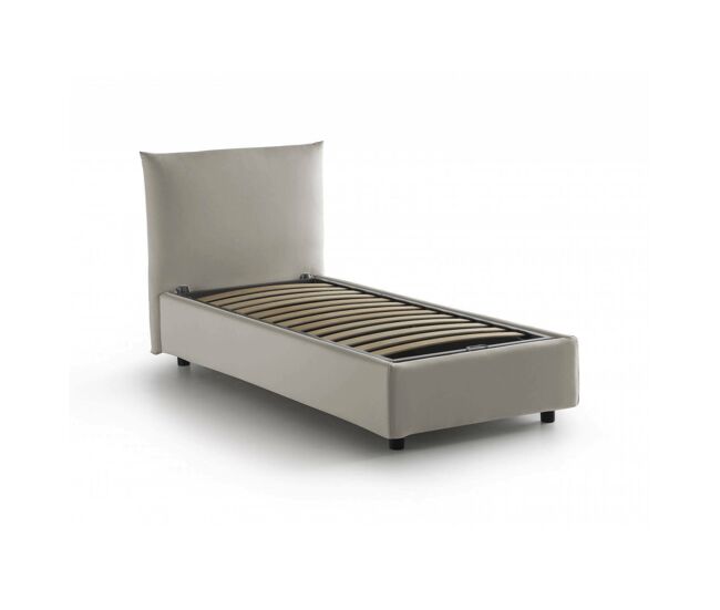 Cama de solteiro de tecido