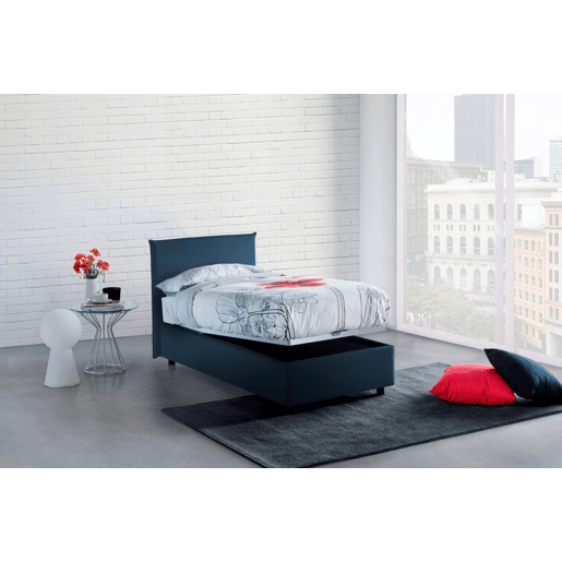Cama de solteiro de tecido