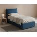 Cama de solteiro de tecido 95x205 Cama de solteiro de tecido 95x205 Azul