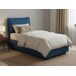 Cama de solteiro de tecido 105x215 Cama de solteiro de tecido 105x215 Azul