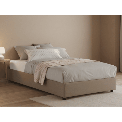 Cama quadrada e meia de tecido Cama quadrada e meia de tecido