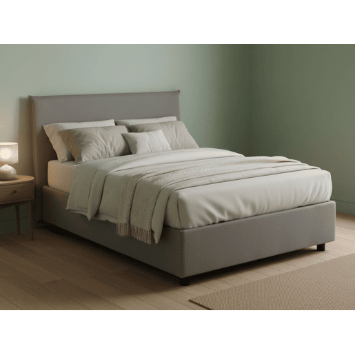 Cama quadrada e meia de tecido