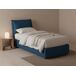 Cama de solteiro de tecido 95x205 Cama de solteiro de tecido 95x205 Azul