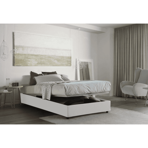 Cama quadrada e meia de tecido