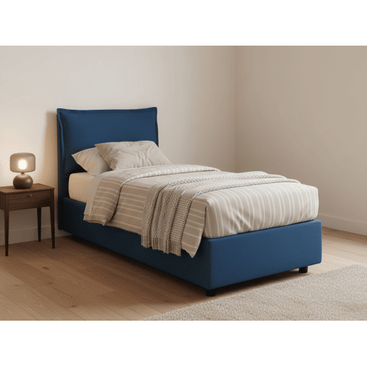 Cama de solteiro de tecido Cama de solteiro de tecido