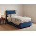Cama de solteiro de tecido 105x205 Cama de solteiro de tecido 105x205 Azul