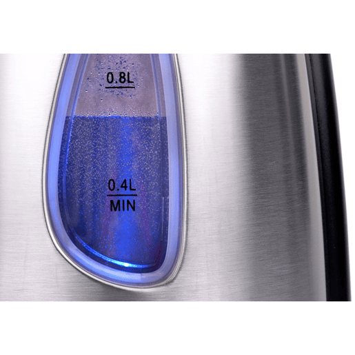 Mesko MS1351 Jarro Eléctrico 1,0 L, Chaleira Eléctrica, Aço Inoxidável sem BPA, Sem Fios, 1630, Prata
