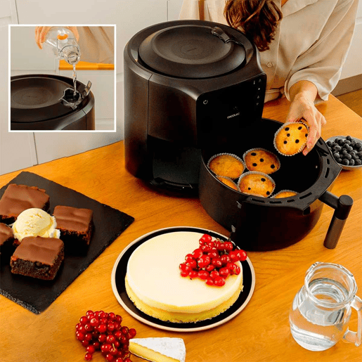 Fritadeira sem Óleo Cecotec Cecofry Rain Pack Preto 1550 W 5,5 L
