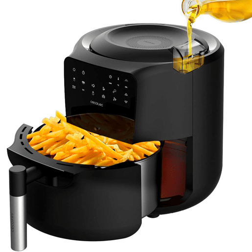 Fritadeira sem Óleo Cecotec Cecofry Rain Pack Preto 1550 W 5,5 L