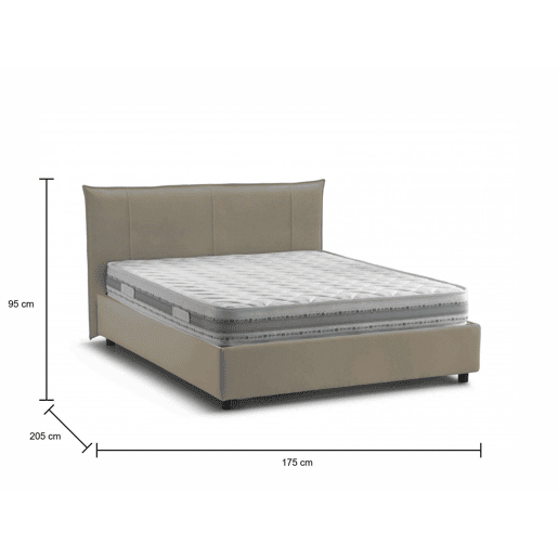 Cama de casal de tecido